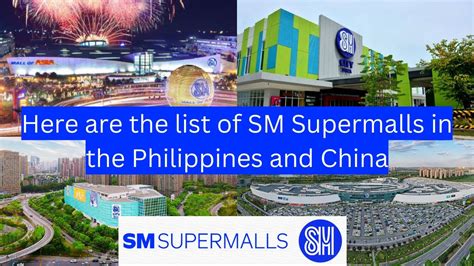 List of SM Supermalls with PAG.